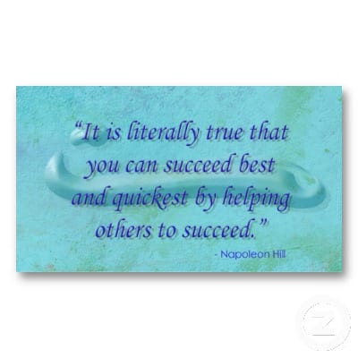 Helping Others Napoleon Hill