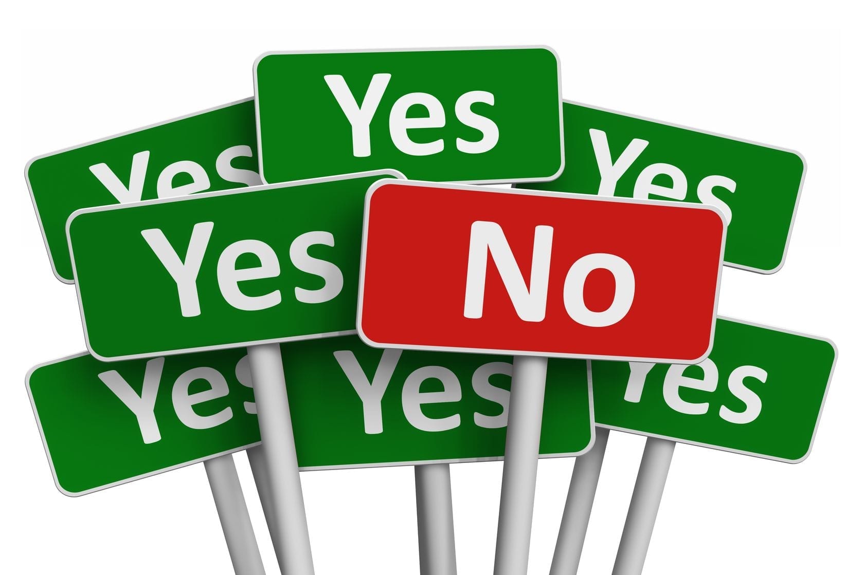 No