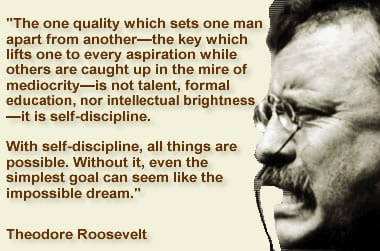 What does self-discipline mean to you?
